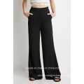 Classic Palazzo Pants with Slanted Front Pockets and an Invisible Side Zipper